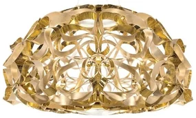 Lustra suspendata design Art Deco realizata manual Quantica 75cm