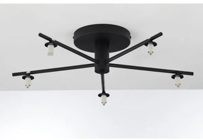 Lustră aplicată Jupiter 2046 PRATO 5xG9/10W/230V negru/transparent