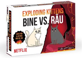 JOC DE SOCIETATE EXPLODING KITTENS: BINE VS RAU - EXPLODING KITTENS (EKIEK12RO)