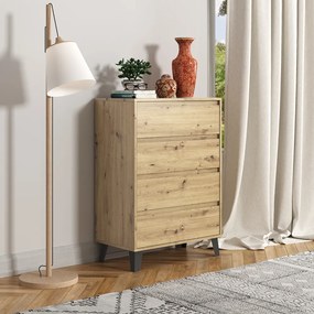 Comoda BOGAN 4S70, stejar Artisan