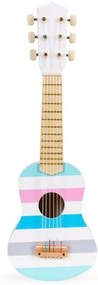 Chitară din lemn pentru copii Color Stripes