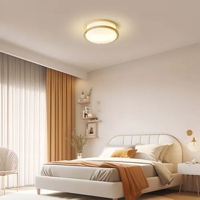 BRILAGI - Plafonieră ELARO 2xE27/40W/230V Ø26 cm, finisaj lemn