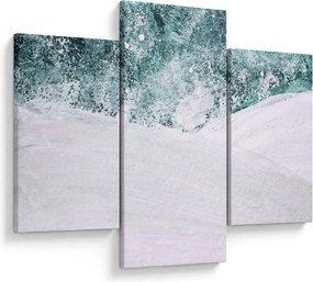 Tablou - Turcoaz abstractizare (90x60 cm)