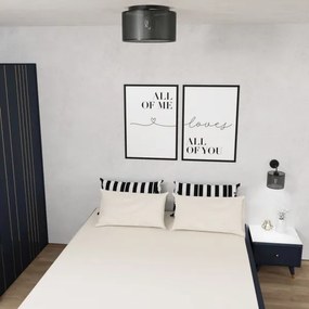 Lustră aplicată LOFT SHADE 3xE27/60W/230V neagră