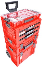 QBRICK SYSTEM PRO Cart 2.0 Red Ultra HD - Cutie de scule cu roți