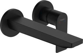 Baterie lavoar incastrata Hansgrohe Rebris E negru mat
