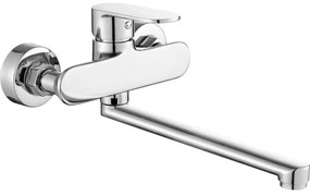 Mexen Milo baterie cadă cu pipă lungă, Crom - 71335-00