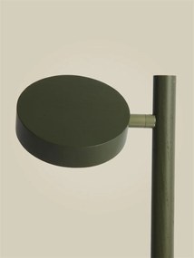 Lampa de masa LED din lemn de frasin verde Okinawa