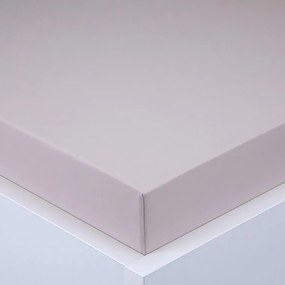 decoDoma Cearşaf cu elastic jersey EXCLUSIVE culoarea cafelei 160 x 200 cm