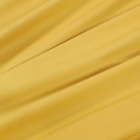 Goldea lenjerie de pat din 100% bumbac duo - mușețel cu galben-miere 200 x 220 și 2buc 50 x 70 cm