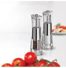 Cole&Mason - Set 2 râșnițe sare și piper BOBBI, 18,5 cm