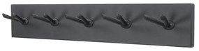 Cuier de perete negru din metal Pull – Spinder Design