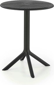 Masa CALVO, negru, polipropilena, 60x60x72 cm