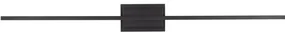 Aplica LED pentru oglinda / tablou AZURE negru L-120,5cm