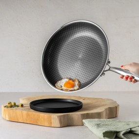 Set oale si tigai inox cu capace 8 piese Eternal Berlinger Haus BH8518, compatibile inductie si cuptor