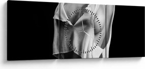 Tablou - Nud feminin (cu ceas) (90x30 cm)