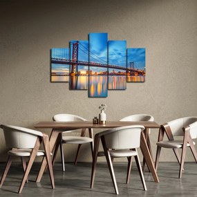 Tablou - Podul Benjamin Franklin, Philadelphia (150x105 cm)