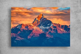 Tablou Canvas - Rasarit colorat in Himalaya