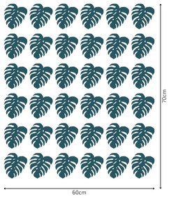 PIPPER. Autocolant de perete "Frunze de Monstera 2”