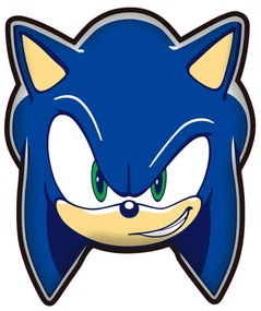 Sonic Ariciul Smirk pernă de formă, pernă decorativă 29x35 cm