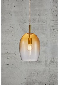 Nordlux - Pendul pe cablu UMA, 1xE27/40W/230V, Ø 23 cm, maro/fumuriu
