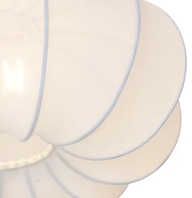 Plafonieră Japandi albă 37cm - Plu Asyesha