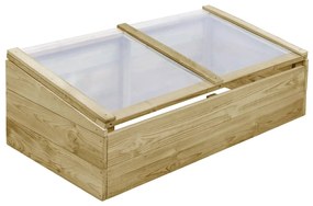vidaXL Seră, 100 x 50 x 35 cm, lemn de pin tratat