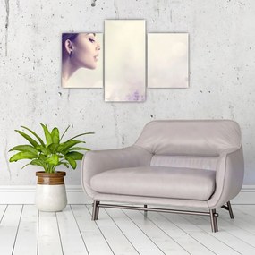 Tablou - Femeia cu lavandă (90x60 cm)