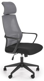 Scaun de birou Valdez, gri / negru