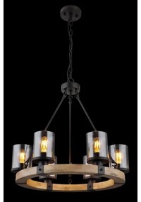 Lustră pe lanț LILA 6xE27/60W/230V Globo 15555-6H