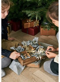 Decorațiune de Crăciun suspendată argintie Kähler Design Christmas Angel