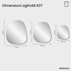 Oglindă bronzată Pure R37
