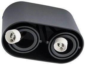 Lampă spot SIROK 2xGU10/30W/230V negru