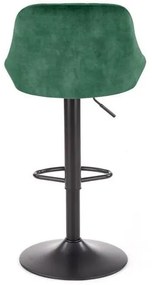 Scaun de bar H101 velvet verde