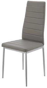 Jusky Set 2 scaune de sufragerie Loja - gri