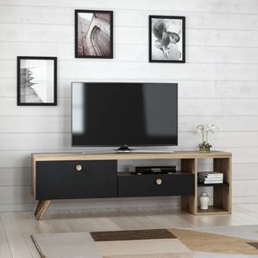 Comoda TV Parion Negru-Oak