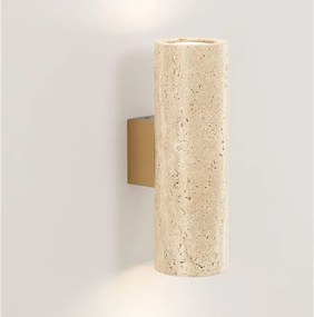 Aplica de perete din travertin natur Olvio