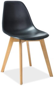 Scaun de sufragerie Vista (negru). 805277