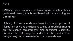 Aplica de perete moderna Vision design LUX Cristal Bohemia Exclusive DAWN 01-WL