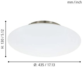 Eglo 97811 - Plafonier LED RGB dimabil FRATTINA-C 1xLED/27W/230V