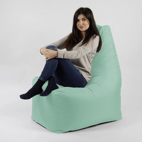 Fotoliu puf, Sunlounger EVO XL, umplutura de burete Memory Mix, material impermeabil, Verde menta