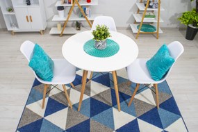 OFERTA Masa de dining alba OSLO 80x80 II. calitate