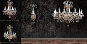 Candelabru design LUX Cristal Bohemia Exclusive PROSERPINA XII. CE