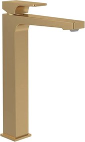 Baterie lavoar inalta Villeroy&Boch Architectura Square auriu periat cu ventil Push-Open
