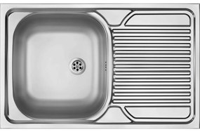 Chiuveta Deante Tango inox cu cuva reversibila 80x50 cm