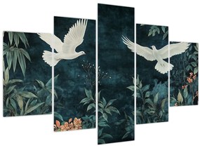 Tablou - Două porumbei (150x105 cm)