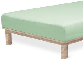 Cearșaf de pat 4Home jersey Luxury verde , 90 x 200 cm, 90 x 200 cm