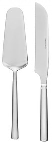 Set tacamuri inox servire desert, 2 piese, cutit si spatula inox, Prato