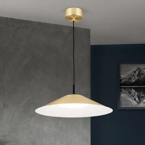 Lustra LED diamabila, Pendul metalic GOURMET Brushed Brass