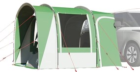 vidaXL Cort auto pentru 4 persoane, verde, impermeabil